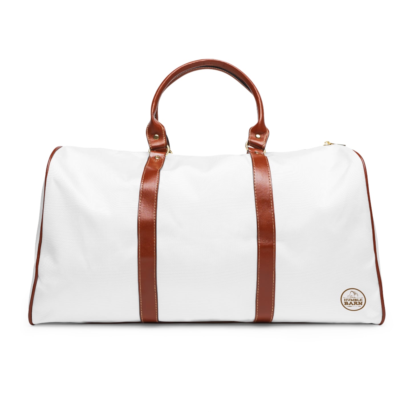 VINTAGE BOUNDED LEATHER TRAVEL BAG