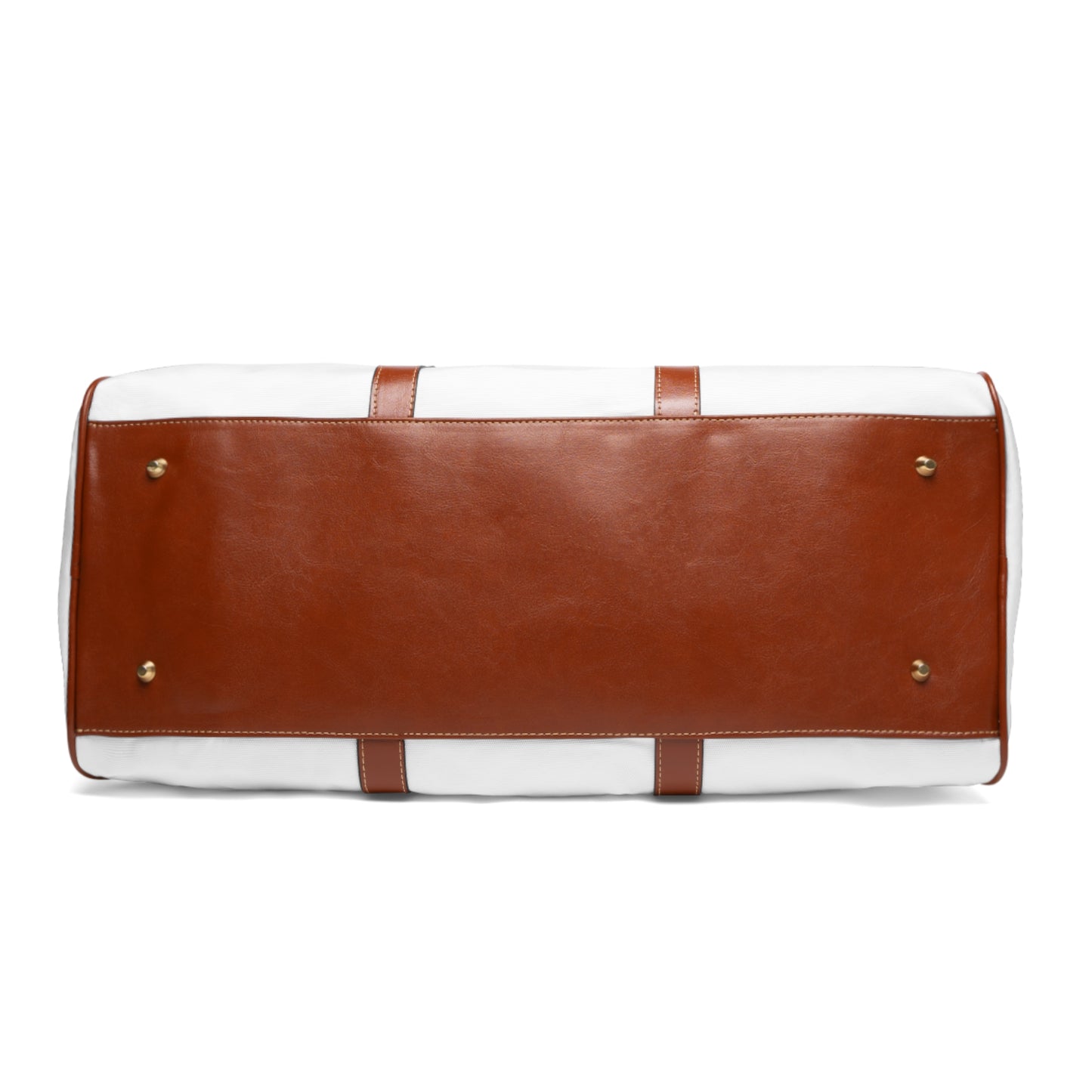 VINTAGE BOUNDED LEATHER TRAVEL BAG