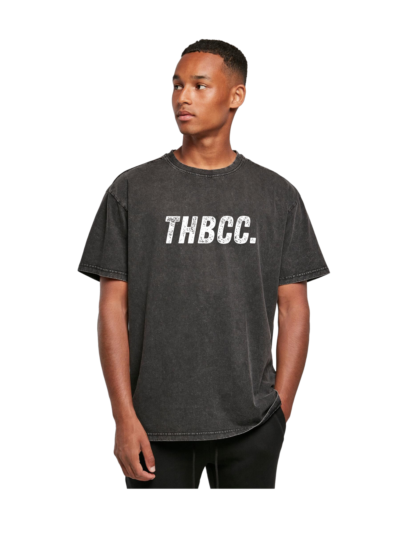 THBCC. ACID WASHED OVERSIZED TEE
