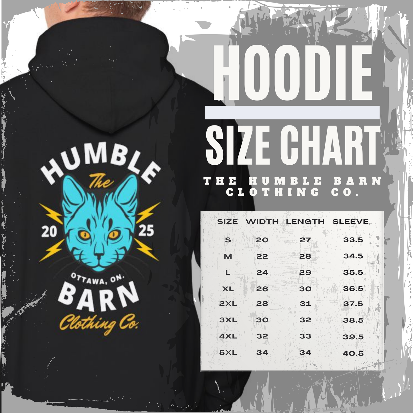 THBCC. ELECTRIC BARN CAT HOODIE
