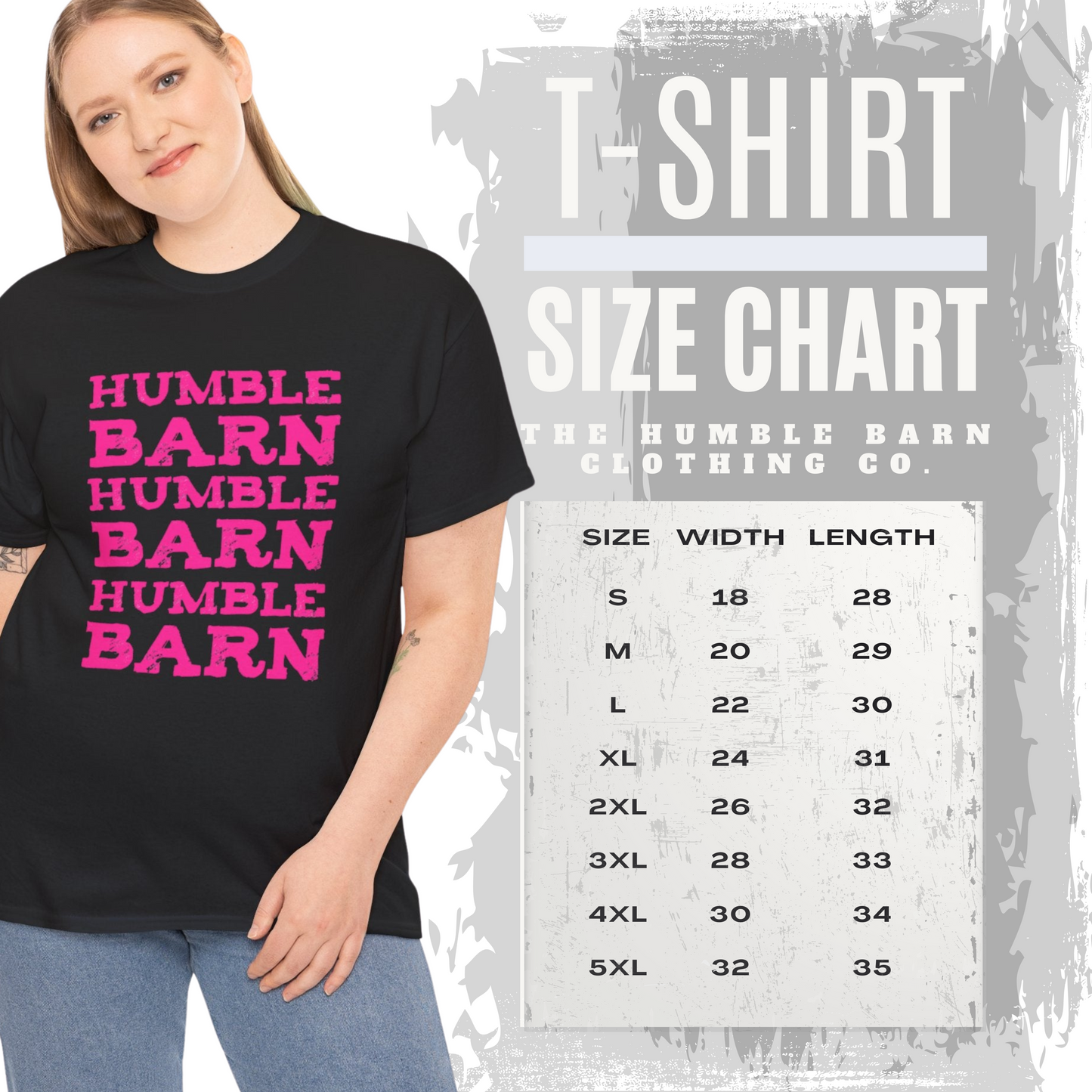 HUMBLE BARN TRE STACK TEE