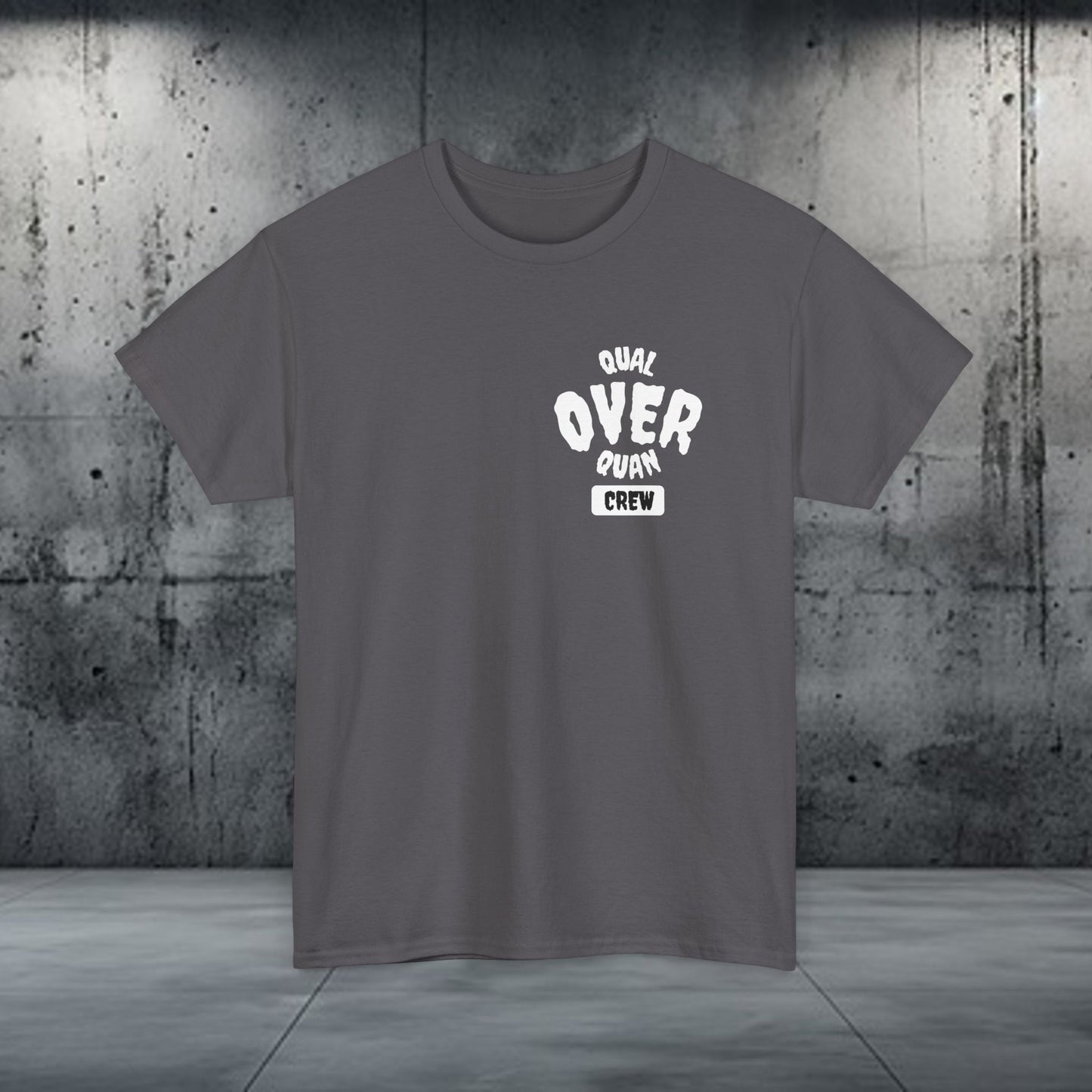 QUAL OVER QUAN CREW T-SHIRTS