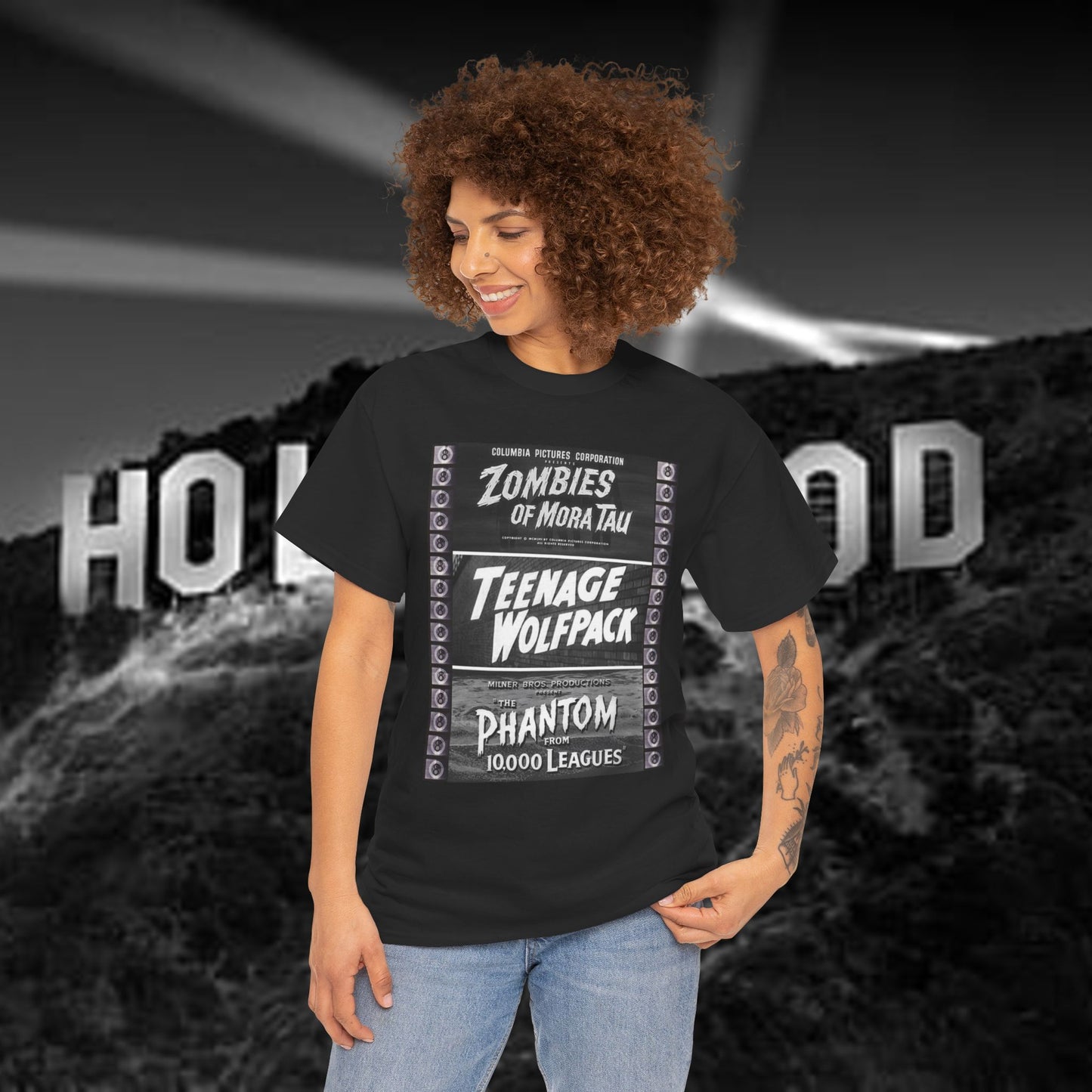 VINTAGE HOLLYWOOD HORROR T-SHIRT