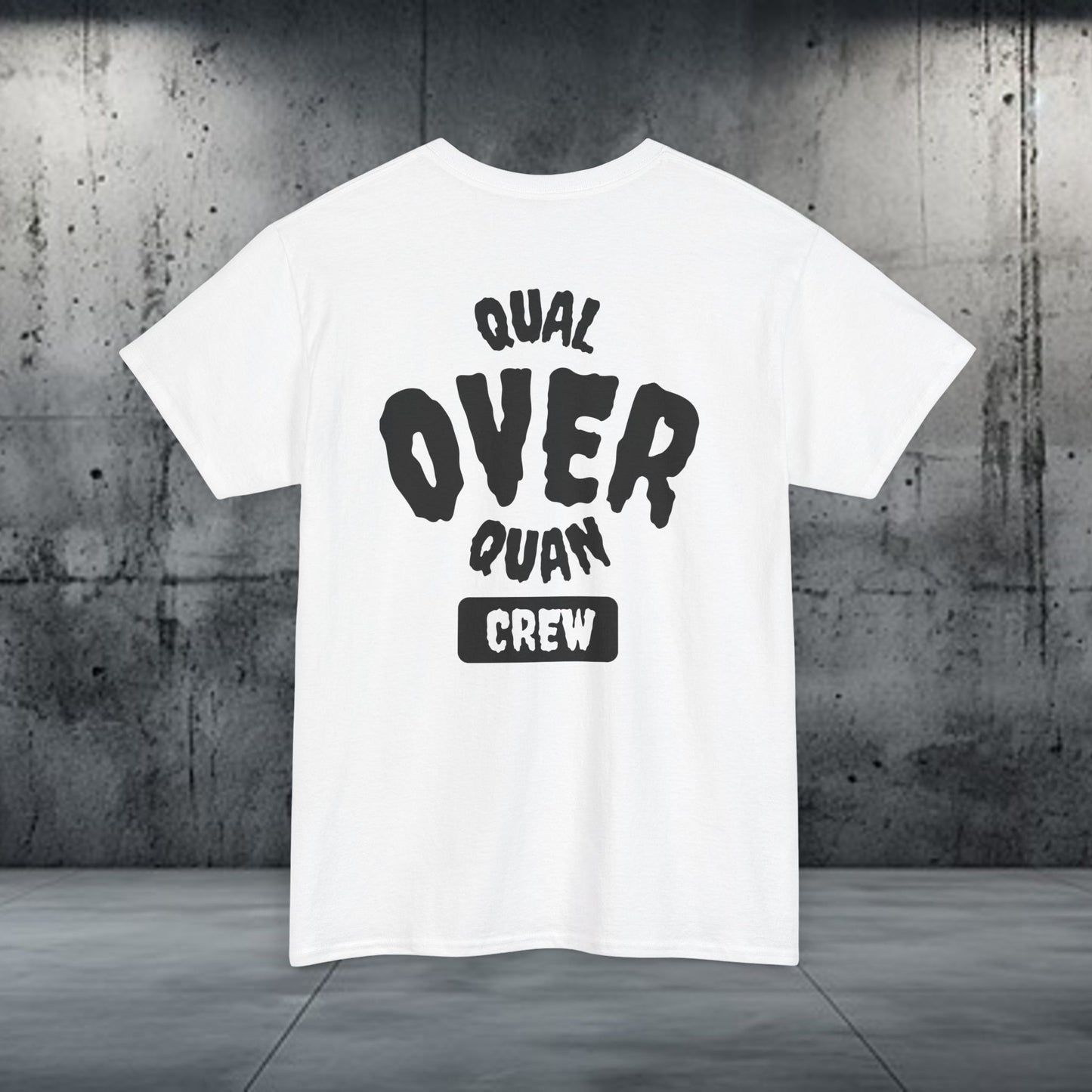 QUAL OVER QUAN CREW T-SHIRTS