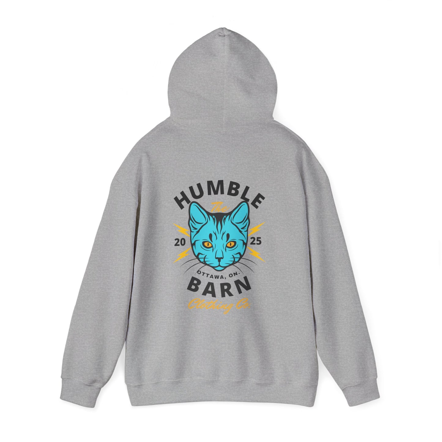 THBCC. ELECTRIC BARN CAT HOODIE