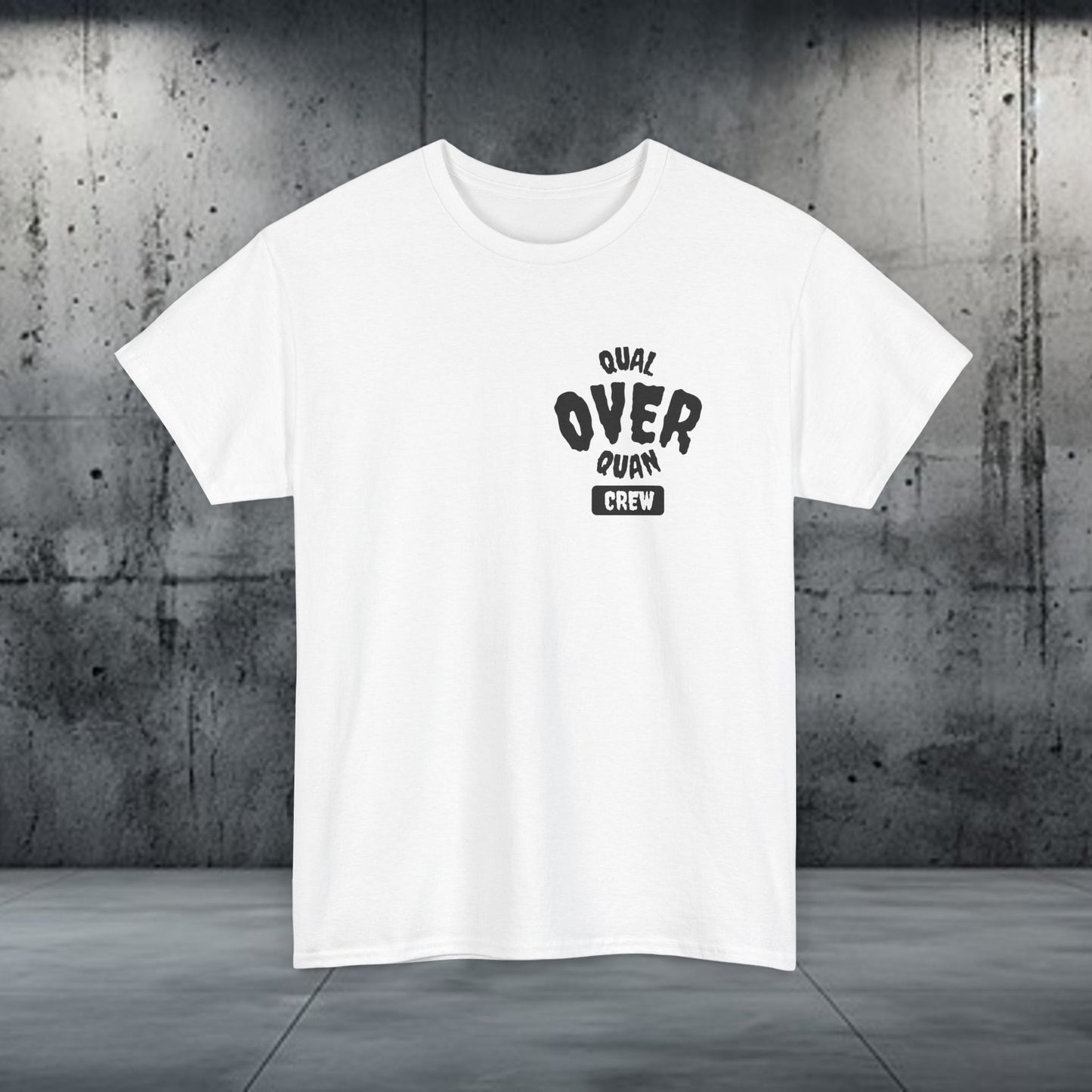 QUAL OVER QUAN CREW T-SHIRTS