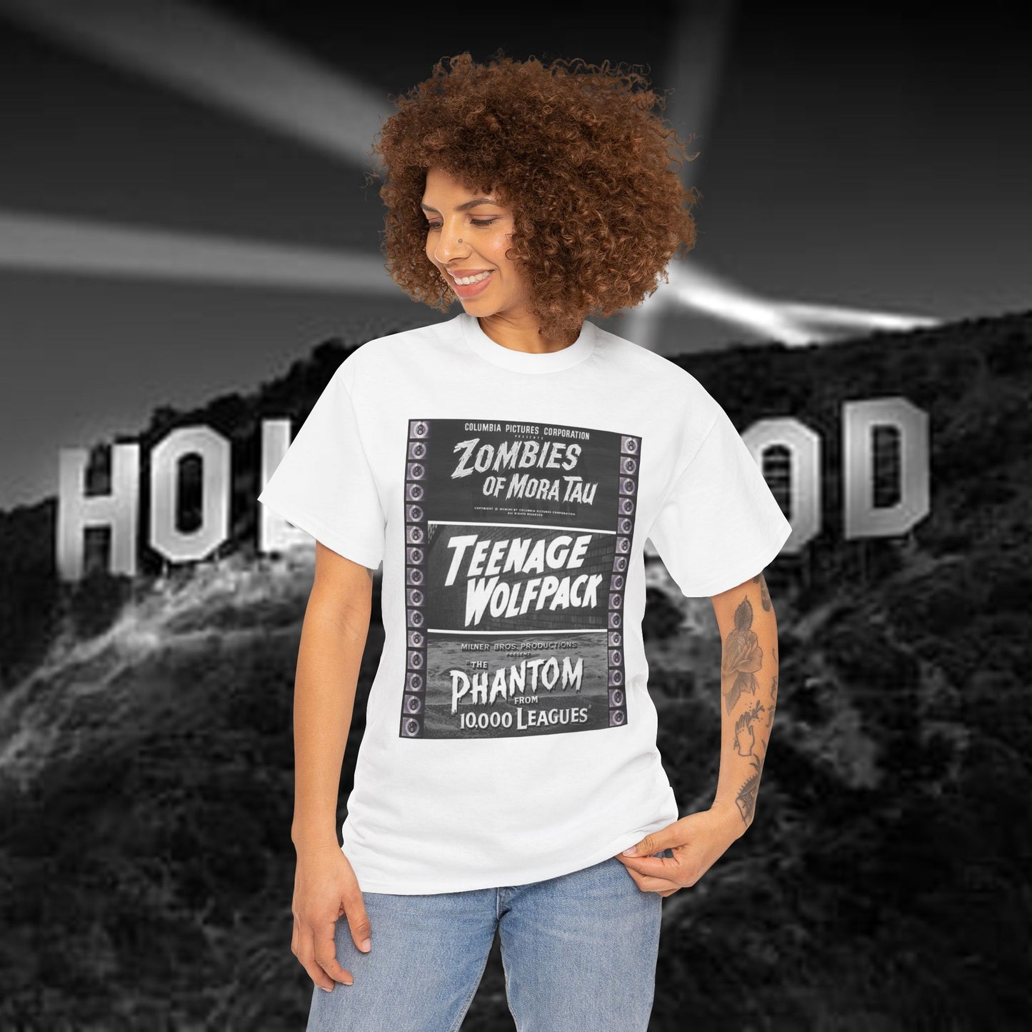 VINTAGE HOLLYWOOD HORROR T-SHIRT