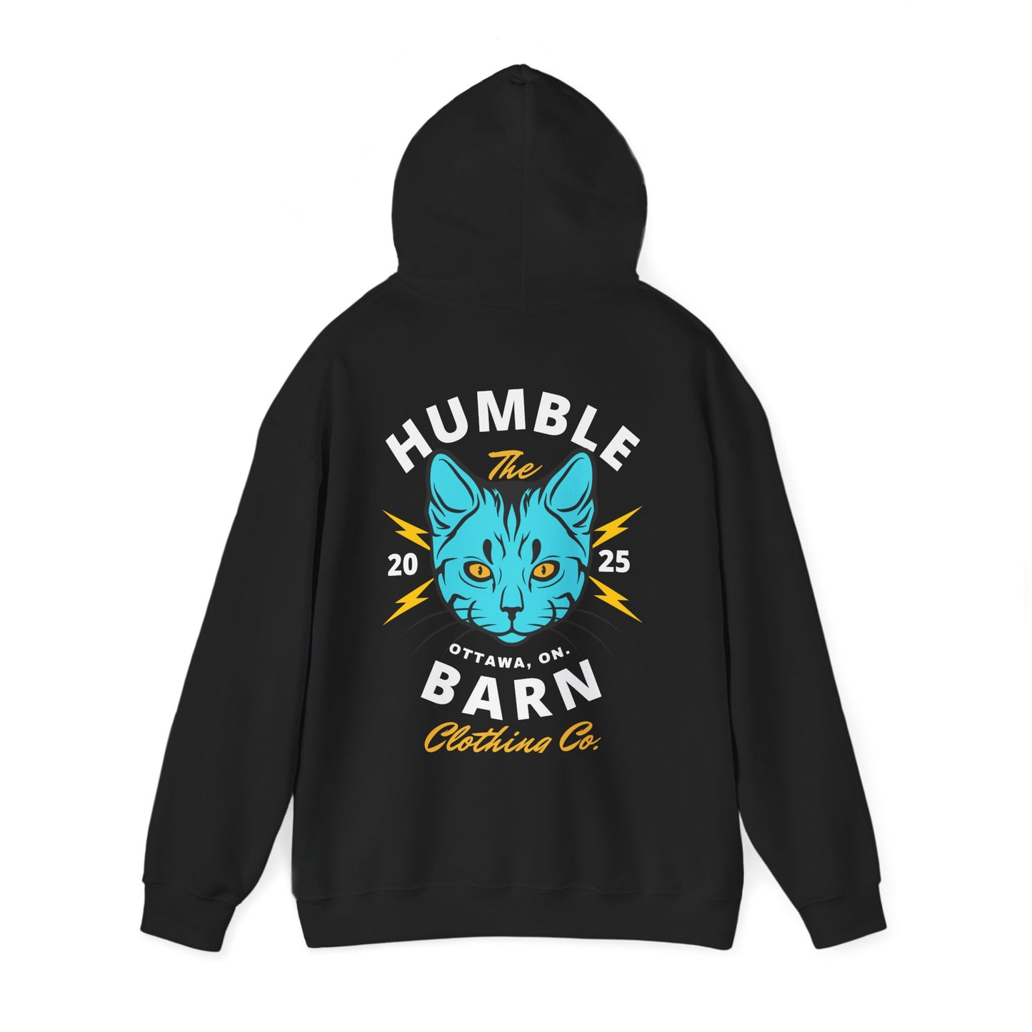 ELECTRIC BARN CAT HOODIE