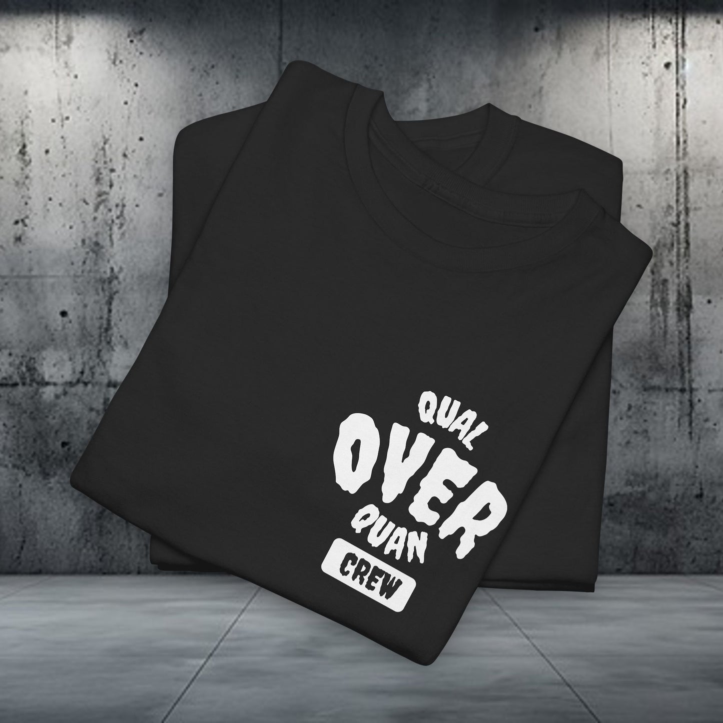 QUAL OVER QUAN CREW T-SHIRTS