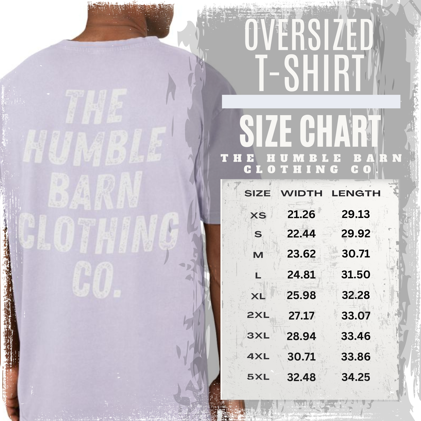 THBCC. ACID WASHED OVERSIZED TEE