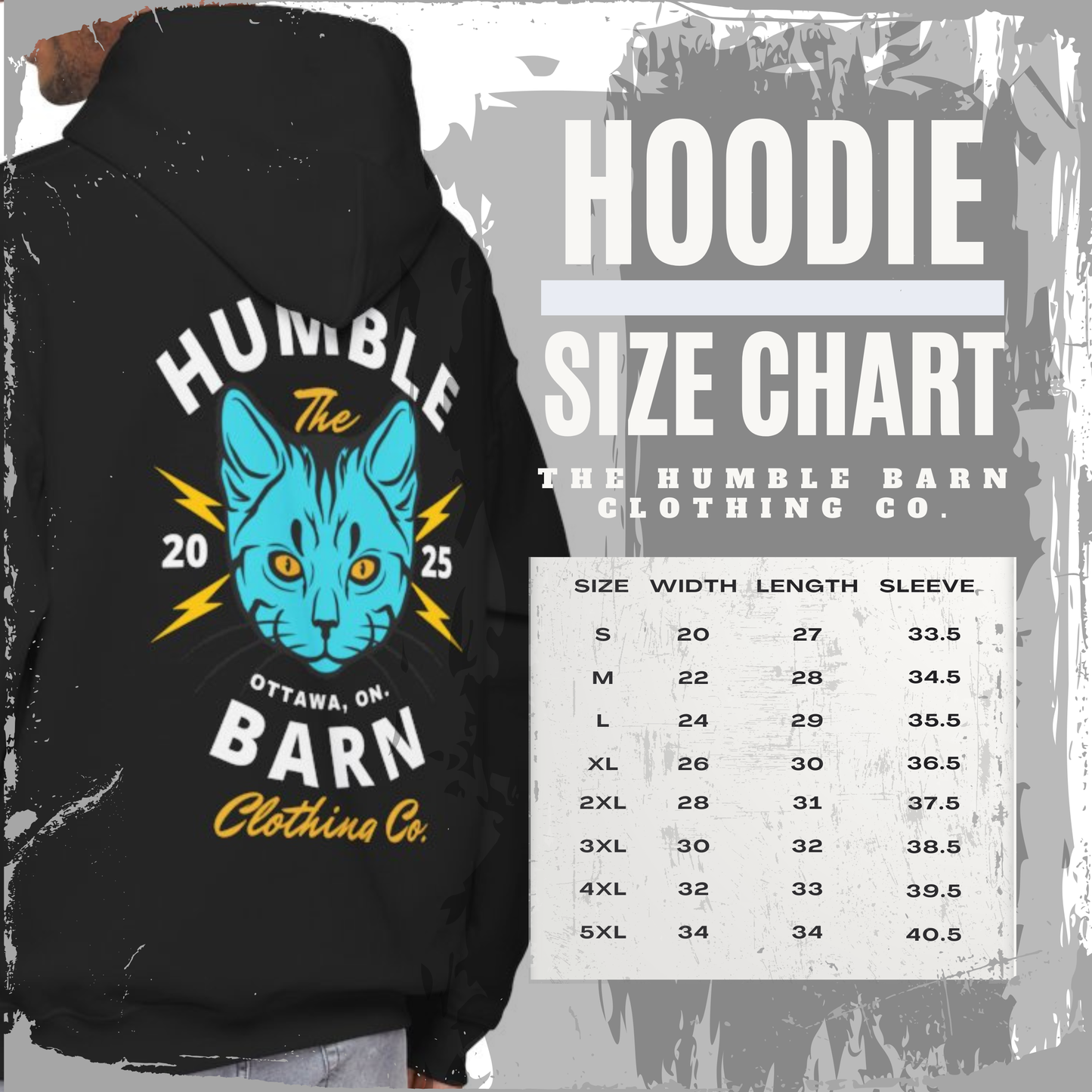 ELECTRIC BARN CAT HOODIE